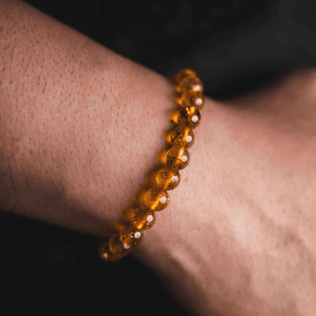 Abundance Glow Citrine Natural Stone Bracelet For Generating Wealth | Boosting Energy | Physical Health