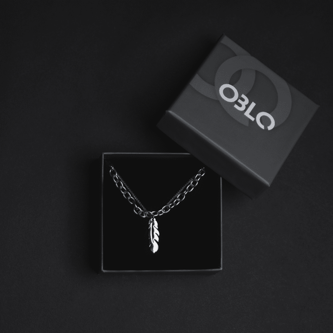 Silver Dream Feather Neckpiece
