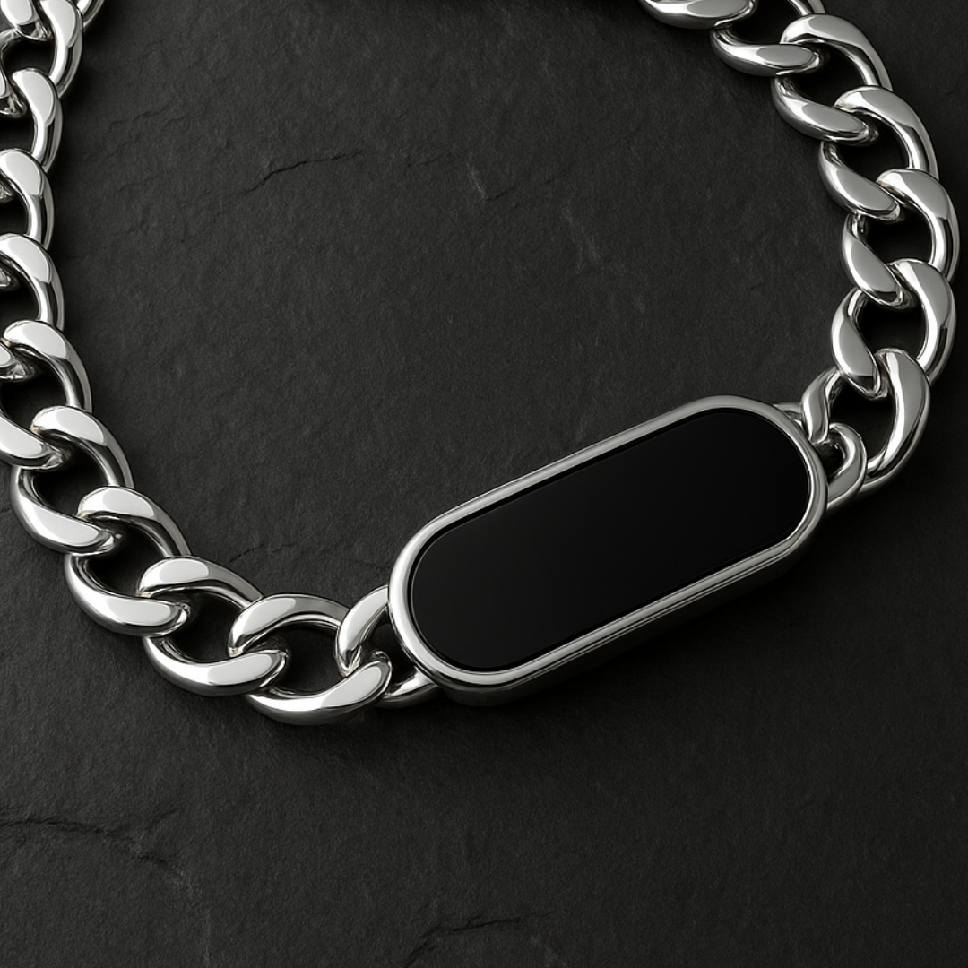 Titanlink Onyx Bracelet
