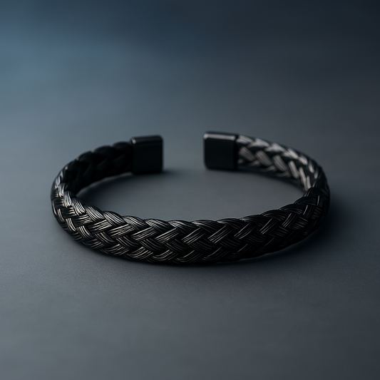 Adjustable Rope Style Cuff Bracelet