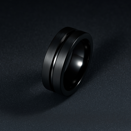 Black Titanium Noir Ring