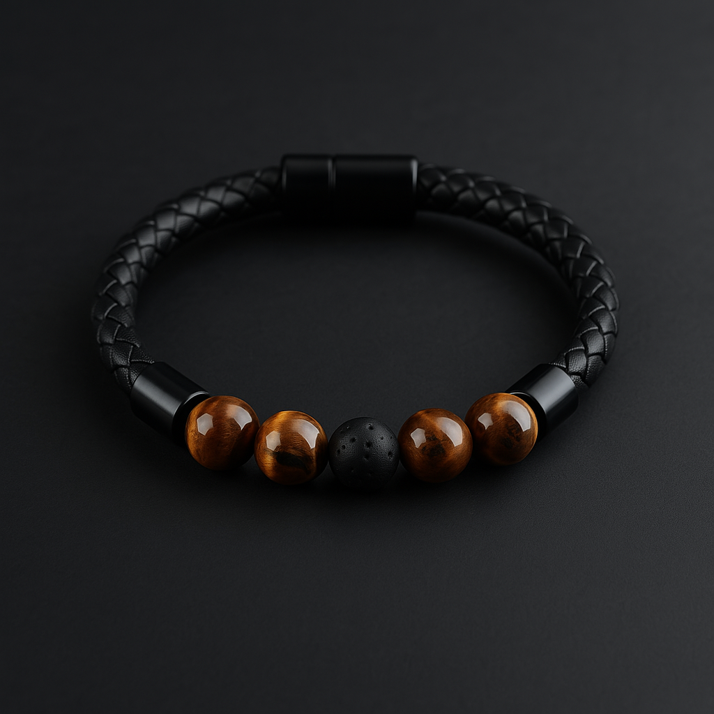 Inner Planetary Leather Bracelet