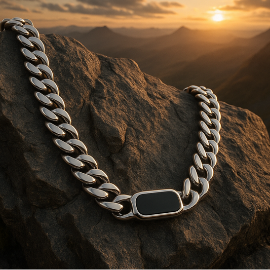 Titanlink Onyx Neck Chain