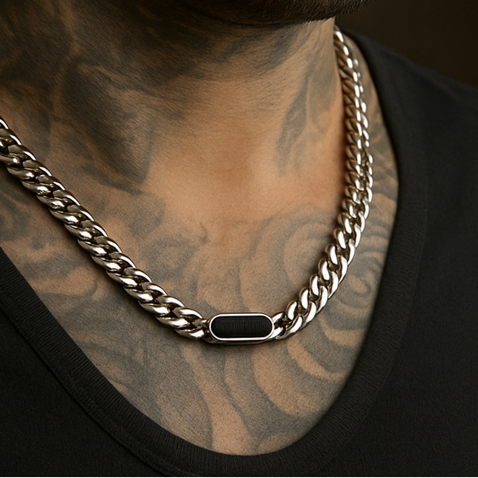 Titanlink Onyx Neck Chain