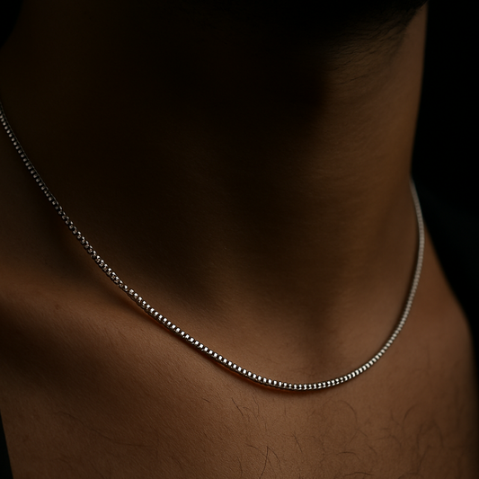 925 Silver Box Neck Chain