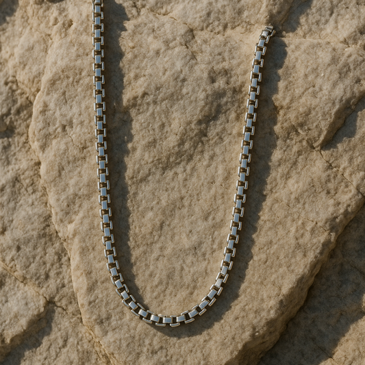 925 Silver Box Neck Chain