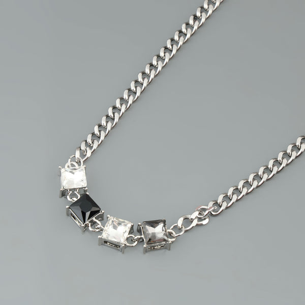 B&W Crystal Link Chain