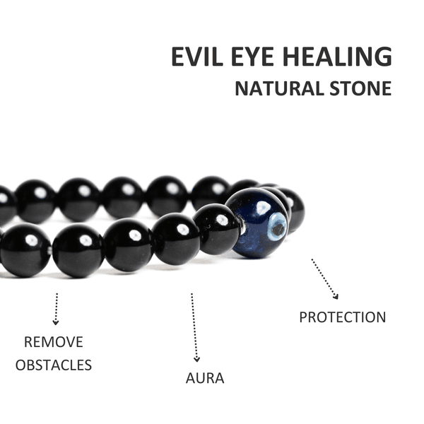 Shielding Evil Eye Natural Stone Bracelet For Protection | Remove obstacles | Positive Vibes