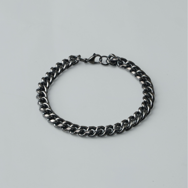 Carbon Black Soul Chain Bracelet