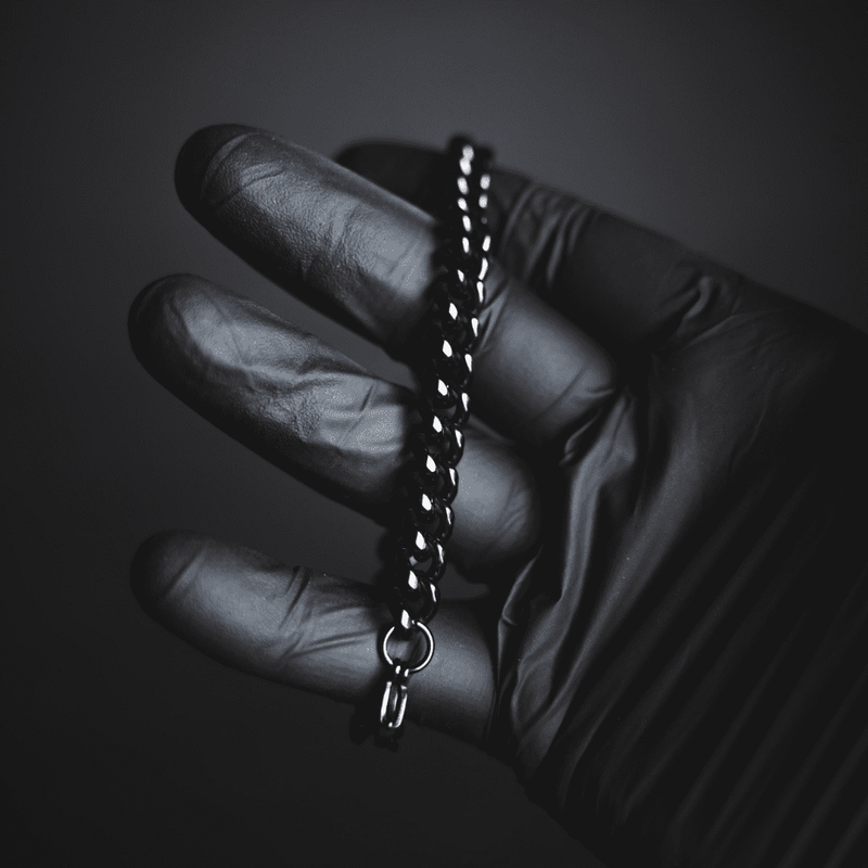 Carbon Black Soul Chain Bracelet