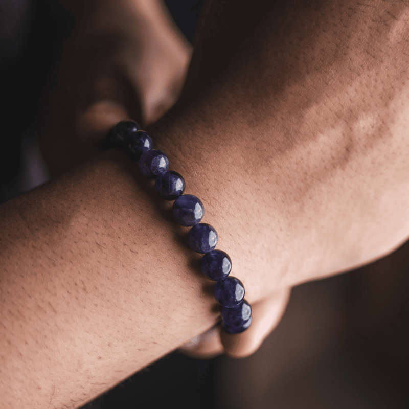 Healing Harmony Amethyst Natural Stone Bracelet For Health | Sleep | Calmness