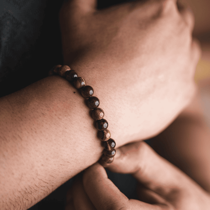 Empowerer Tiger Eye Natural Stone Bracelet For Decision Making | Courage | Confidence