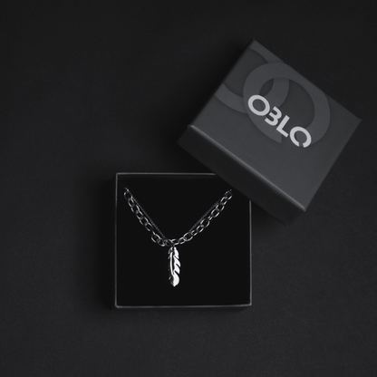 Silver Dream Feather Neckpiece
