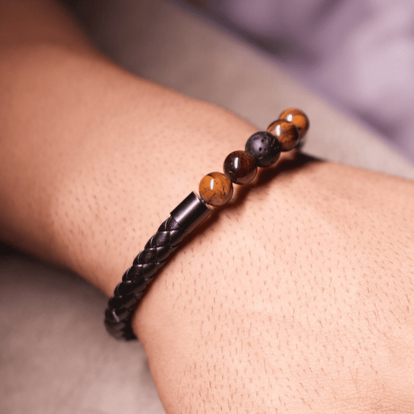 Inner Planetary Leather Bracelet