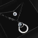 Sundial Locket Neck Chain