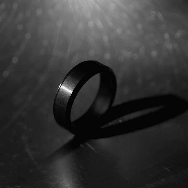 Black Cosmic Path Ring