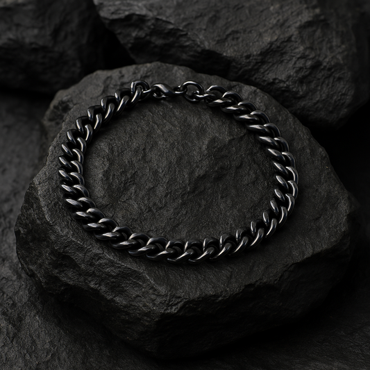 Carbon Black Soul Chain Bracelet