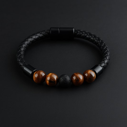 Inner Planetary Leather Bracelet