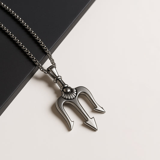 Poseidon's Trident Neck Chain