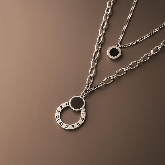 Sundial Locket Neck Chain